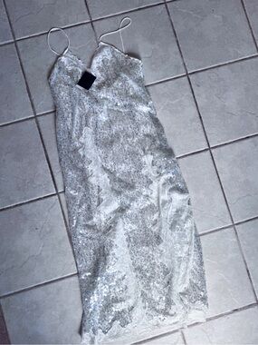 Zara • Sequin Maxi Dress